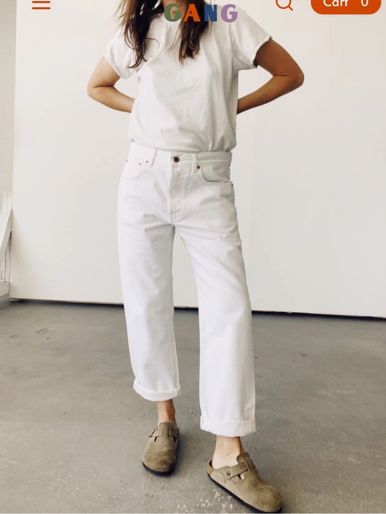 Hey Gang Denim - Hey Gang the loose crop denim jeans $295